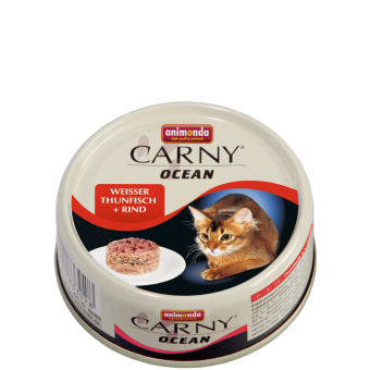 Animonda Carny Ocean white tuna shrimps- с обезкостено филе от риба тон и скариди 80 гр.