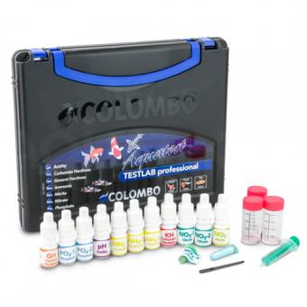 Colombo TestLab Professional Pond, Fresh, Sea- Kуфарче с тестове за основните показатели на езерна, аквариумна или морска водата.