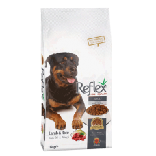 Reflex Adult All Breed Dog with LAMB&RICE -Пълноценна храна за израснали кучета от всички породи с агнешко 15 кг.
