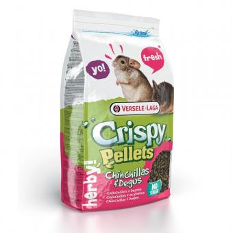 Versele Laga Crispy Pellets Chinchillas & Degus - пълноценна храна за чинчили и дегу 1 кг.
