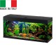 Ferplast Dubai 80 Led  - аквариум с пълно оборудване 125 литра, 81 / 36 / 51 cm (черен,бял,орех,махагон)