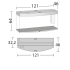 Juwel Led Vision 260 - аквариум с пълно оборудване 260 литра, 121 / 46 / 64 см.