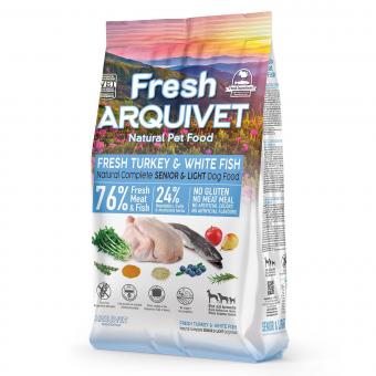 Arquivet Fresh Senior Light пуйка и бяла риба 2,5 кг