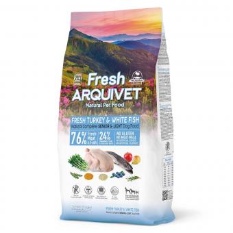 Arquivet Fresh Senior Light пуйка и бяла риба 10Kg