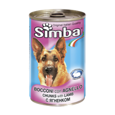 Monge Simba bocconi con agnello - с агнешко 1240 гр.