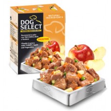 Dog Select Turkey Apple and Vegetables - хапки в сос с пуйка, ябълка и зеленчуци 375 гр.