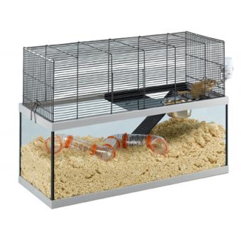 Ferplast Glass Cage Gabry 60 - клетка за гризачи 62.5 x 34.5 x h 52 cm
