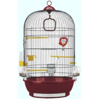 Ferplast Cage Diva Black- кафез за малки птички с пълно оборудване ø 40 x 65 cm