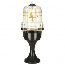 Ferplast Cage Mаx 6 Brass + Stand - клетка за средни и големи папагали + стойка ø 53 x 165 cm