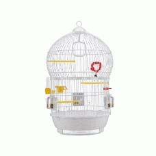 Ferplast Cage Bali White - клетка за малки птички с пълно оборудване 43.5 x 68.5 cm