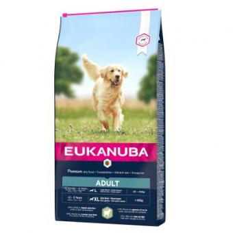 Eukanuba Dog Adult Lamb & Rice Large Breed - с агнешко месо,за кучета едри и гигантски породи над 26 кг., и възраст над 18 месеца 12 кг.
