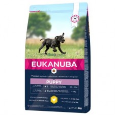 Eukanuba Puppy Chicken Large Breed - за кучета големи и гигантски породи над 26 кг. и възраст от 2 до 24 месеца 15 кг. 