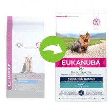 Eukanuba Adult Breed Specific Yorkshire Terrier за кучета порода йоркширски териер на възраст над 12 месеца 2 кг.