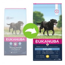 Eukanuba Thriving Mature Large Breed с пилешко  за кучета големи и гигантски , и възраст над 6 години 15 кг.