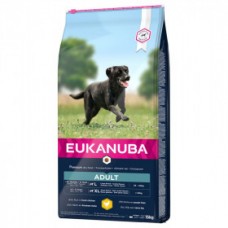 Eukanuba Adult Large Breed Normal Activity [НОВА, ПОДОБРЕНА ФОРМУЛА]- пълноценна суха храна богата на прясно пилешко и пуешко месо 15 кг.