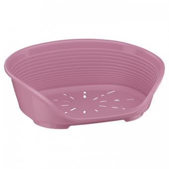Ferplast SIESTA DELUXE  PINK - пластмасово легло в розово с дюшече 