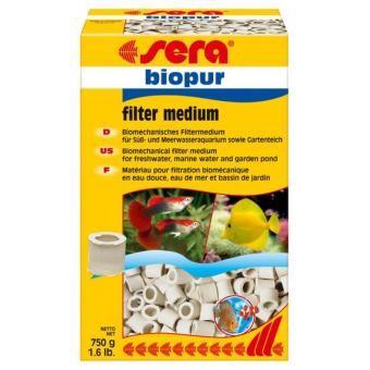 Sera biopur  - широко използван пълнеж за външни и вътрешни филтри  50 гр.