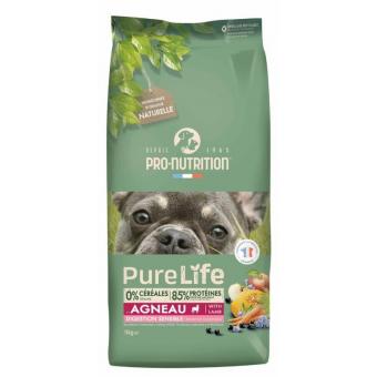 Pure Life Dog ADULT with Lamb 2 кг - Пълноценна храна за пораснали кучета С ЧУВСТВИТЕЛНО ХРАНОСМИЛАНЕ, с АГНЕ.