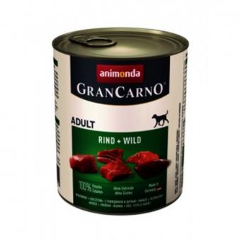 Animonda GranCarno Adult with Beef and Wild  - с говеждо месо и дивеч 6x400 гр.