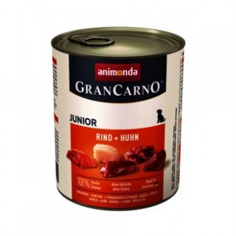 Animonda GranCarno Junior with Chicken and Beef  - с пилешко и говеждо месо,за кучета от 1 до 12 месеца 6x400 гр.