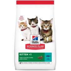 Hills Science Plan Kitten - с риба тон, за подрастващи котенца от отбиването до 1-годишна възраст, бременни или кърмещи котки 1.5 кг