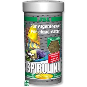 JBL Premium Spirulina - основна храна за растителноядни риби 250 мл.