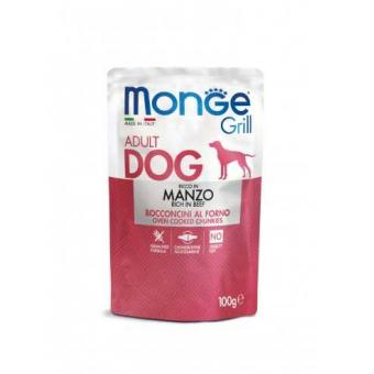 Monge Grill Chunkies with Beef - с телешко месо 12x100 гр.