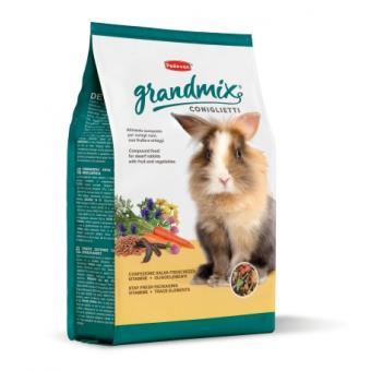 Padovan Grandmix conigletti - пълноценна балансирана храна за гризачи 3 кг.