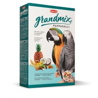 Padovan Grandmix pappagalli - пълноценна храна за големи папагали с плодове 2 кг