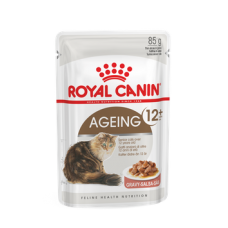 Royal Canin Ageing +12 - пълноценна храна за котки над 12 годишна възраст (тънки късчета в сос) 12x 85 гр.