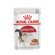 Royal Canin Instinctive in gravy - пълноценна храна за зрели котки (тънки късчета в сос) 12x85гр.