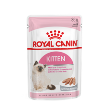 Royal Canin Kitten  - пълноценна храна специално за котенца и бременни котки (тънки късчета в сос) 12x85 гр.