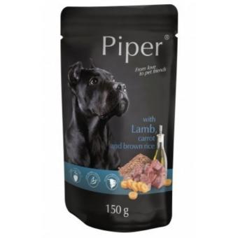 Piper Adult пауч агне/морков/каф.ориз, 10x150 гр