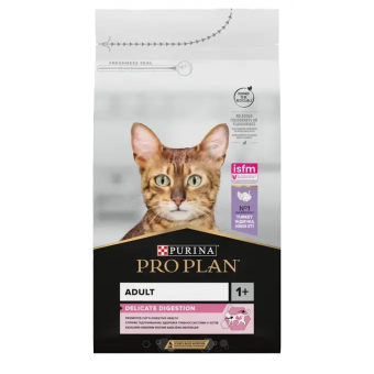 Purina Pro Plan Delicate - с пуйка, за котки от 1 до 7 години с чувствителна храносмилателна система - 1.5 кг.