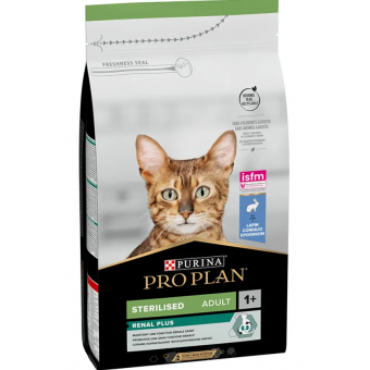 Purina Pro Plan Sterilised Rabbit - за кастрирани котки от 1 до 7 години - 1,5 кг.