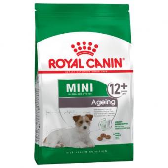 Royal Canin Mini Ageing +12 - пълноценна храна за кучета, специално създадена за възрастни кучета от дребните породи с тегло в зряла възраст от 1 до 10 кг., над 12 години 1.5 кг.