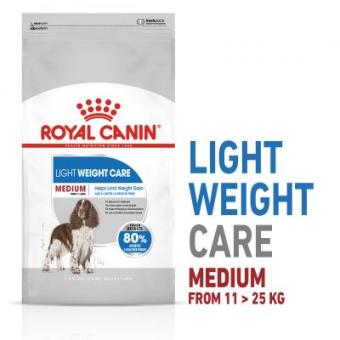 Royal Canin Medium Light Weight Care - за кучета с наднормено тегло и кастрирани от средните породи, с тегло от 11 до 25 кг., над 12 месечна възраст 12 кг