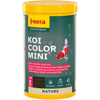 Sera Koi Color Mini 1000ml- оцветяваща храна за риби до 12 см