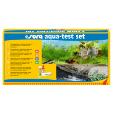 Sera aqua test set - тестове за точно определяне на: pH ( 4,5 до 9.0); GH; KH; NO2 в сладко- и соленоводни аквариуми.