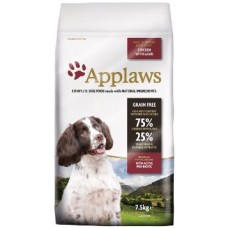 Applaws Adult Small Medium Breeds Chicken and Lamb - пълноценна храна за кучета малки и средни породи над 12 месеца 7.5 кг