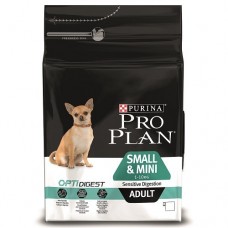 Pro Plan Аdult Small Mini Sensitive Digestion - с агнешко месо, пълноценна храна за кучета мини и малки породи (1-10 кг.) над 12 месеца 3 кг.