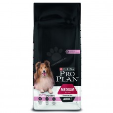 Pro Plan Аdult Мedium Sensitive - със сьомга, за кучета средни породи (10-25 кг.) над една година  14 кг.