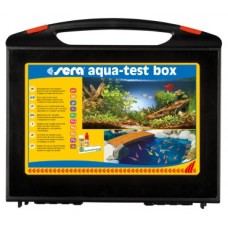 Sera aqua test box - тестове за точното определяне на gH, kH, pH, NH4/NH3, NO2, Fe и PO4.,само за сладководни аквариуми и градински езерца .