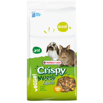 Versele Laga Crispy Muesli - Rabbits - пълноценна храна за декоративни зайци 2.750 кг.