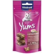 Vitakraft Cat Yums Leberwurst - сочни хапки с лебервурст 40 грама