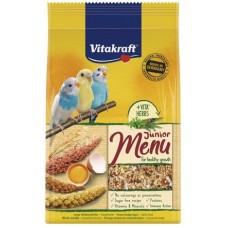 Vitakraft Menu Junior - пълноценна храна за малки вълнисти папагалчета 500 гр.
