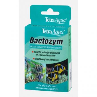 Tetra Bactozym - осигурява незабавно биологична активност във филтъра и аквариума 10 бр.