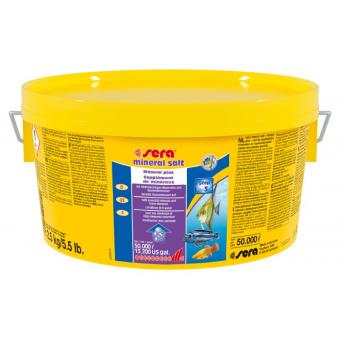 Sera Mineral Salt - за безопасно обогатяване с минерали на ниско минерализирана вода 2500 гр.